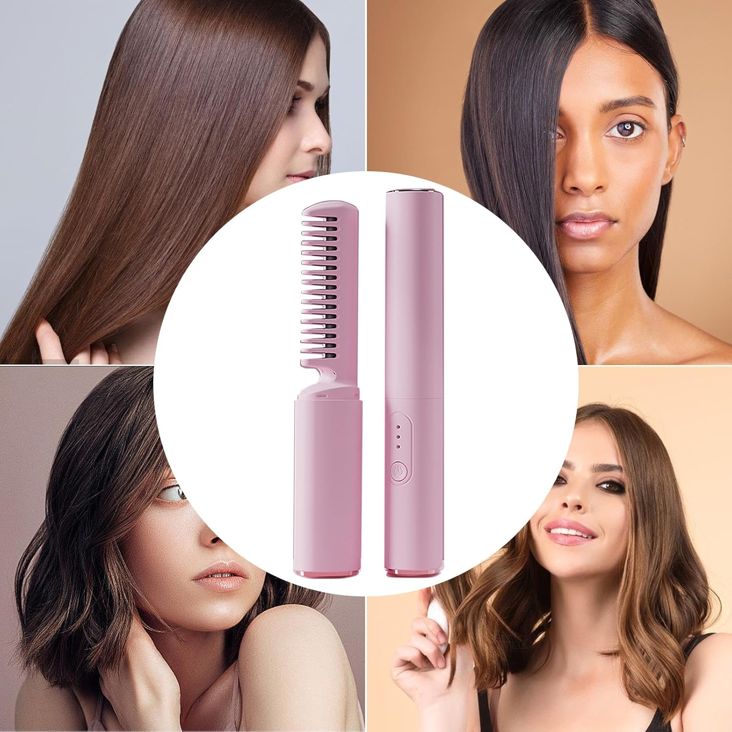 ⭐ BellaLiss — Tu Mini Alisadora Recargable Para un Liso Instantáneo y Sin Frizz en Cualquier Lugar